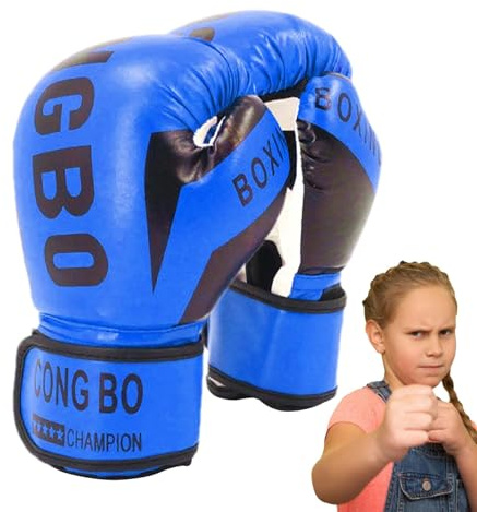Gants de boxe junior - Gants de boxe légers pour enfants, gants de protection pour arts martiaux | Gants de kickboxing pour garçons et filles, gants de combat pour enfants, gants de boxe transpirés