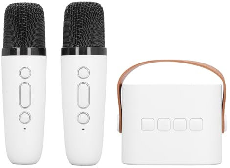 Mini-Karaoke-Maschine für Kinder, Tragbarer Mini-Bluetooth-Lautsprecher mit Mikrofon für Partys, Geburtstage Im Freien, Genießen Sie Klare, Hochauflösende Klangqualität.