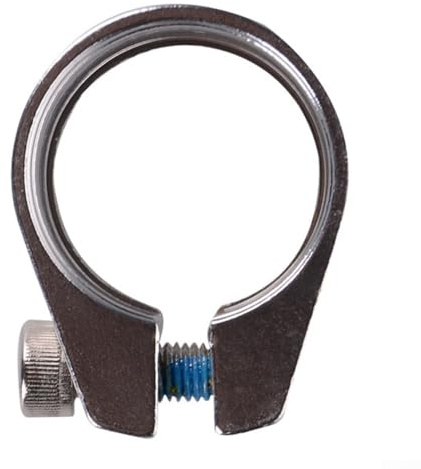 Doppelschichtige Sattelstützenklemme für 34 mm Durchmesser, perfekt für schwere Beanspruchung (schwarz)