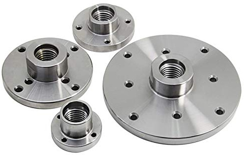 Mandrins de tour， Plaque frontale filetée M33 x 3,5/1 pouce x 8TPI / M18 x 2,5 for outils de tournage du bois, accessoires en acier inoxydable(100mm M18X2.5)