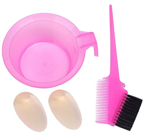 BESTYASH 2juegos Peine para Teñir el Cabello Cuenco para Teñir el Cabello Peine de Doble Cara Profesional para Peluquería Herramienta de Peluquería para Tinte Profesional Peluqueria
