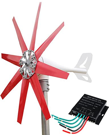 HYZHANHONG 16000W Vertikale-Achsen-Windturbinen, 220V Generator Laternen-Motorkit Windmühle Energie-Ladeturbinen für höhere Stromerzeugung,220v