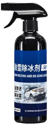 Descongelante para Parabrisas de Coche - 420ml Líquido Anticongelante Con Fusión Rápida Para Nieve,Limpiador De Nieve Automotriz | Para Ventanas, Escarcha, Refrigeradores, Congeladores Y Exterior En