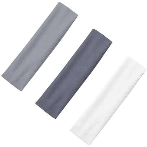 3 Pcs Sports Headbands, Elastic Sweatband Headbands, Quick Dry Unisex | 3 elastic sports headbands with quick dry sweatband design for running, cycling, gym, tennis, and daily workouts