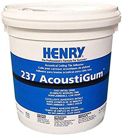 Henry, WW Company 12016 12016 GAL #237 Acou Adhesive, Clear