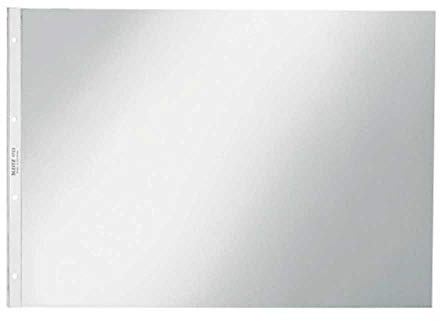 LEITZ Prospekthüllen 4703-00, DIN A 3 quer, oben offen, transparent