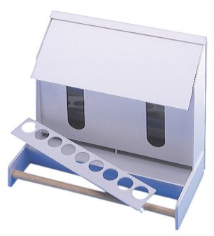 Nobby Futterautomat-Kunststoff Kanarien 25 cm - 2 Fächer, 1 Stück
