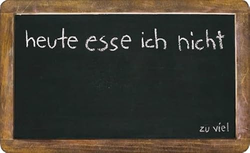 Inkognito Frühstücksbrettchen Stullenbrett - Motiv: Heute esse ich nicht zu viel, Anlass:, Künstler/Verlag Wilson - Schork, Art-Nr.: 68070