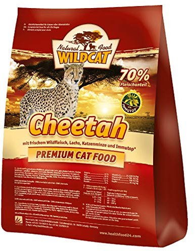 WILDCAT – Wild | Trockenfutter mit natürlichen Zutaten und wertvollen Superfoods für ausgewachsene Katzen. Alleinfutter ohne Zusatzstoffe, Farb- und Konservierungsstoffe im Beutel | 3kg Wild