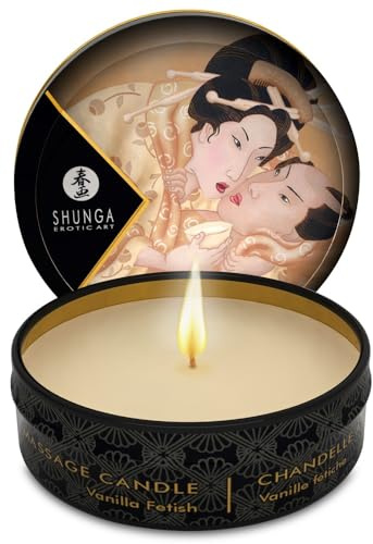 SHUNGA Bougie de Massage Vanille fétiche 30 ml
