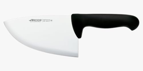 Arcos Cuchillo Chuletero Profesional - Hoja Acero Inoxidable NITRUM 180 mm - Corte Preciso y Duradero - Mango Polipropileno Negro - Serie 2900