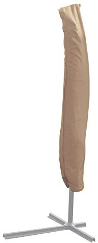 KCT Beige Protective Weather Resistant Parasol Cover 3.5m Cantilever Umbrella Protection
