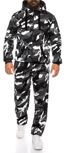 Finchman Finchsuit 1 Tuta da uomo per jogging, allenamento, sport in generale, in cotone, traspirante, per palestra, casa, XL