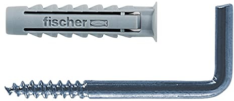 Fischer, Tasselli SX 4 G Silver con gancio appendi quadro