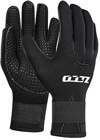 WYYHAA 5Mm Neoprene Diving Gloves Anti-Slip Warm Scuba Gloves Wetsuit Gloves with Adjustable Strap for Scuba-Diving Surfing Kayaking,XXL