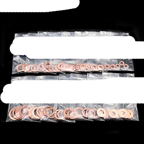 5 Stück Kupferdichtungsdicke 2 mm Kupferscheibe M6 M8 M10 M12 M14 M16 M18 M20 Kupferscheibe Schiffsdichtung-M18x26