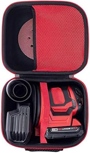 Khanka Estuche rígido de Repuesto para lijadora Orbital aleatoria Milwaukee Electric Tools 2648-20 M18, Color Negro