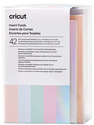 Cricut Insert Cards | Prinzessin | 8,9 cm x 12,4 cm Größe R10 | 42-Pack | Zur Verwendung Card Matte, princess