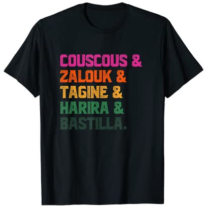Couscous Maroc Iconic Food Plat à couscous T-Shirt