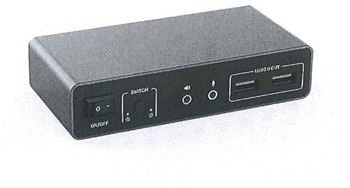 SUIDEK Commutatore KVM HDMI 2 monitor 2 computer, switcher KVM USB a doppio monitor 4K@60Hz, display HDMI esteso/specchio per 2 PC che condividono 2 monitor, con 3 porte USB 3.0