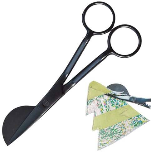 Duckbill tijeras | Cuchillas de acero inoxidable paleta con forma ergonómica: borde de paleta de paleta de pato en forma de acero inoxidable.