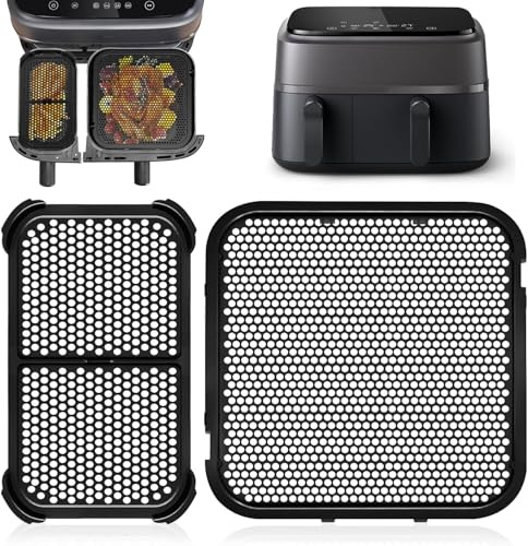 Gachiwar 2 Stück Spritzschutz Silikonform Airfryer Philips Silikonform Airfryer Zubehör für Philips Steam Airfryer 3000/5000 Series Dual Basket（6L/3L）