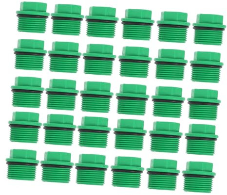 HEMOTON 30pièces Bouchon Arroseur Fileté Mâle pour Tuyau Arrosage Anti-Fuite Et Réutilisable Facile à Installer