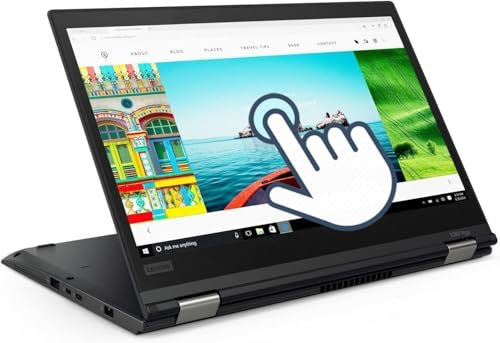 Lenovo ThinkPad X380 Yoga 2-in-1 Laptop, 13.3 FHD (1920x1080) Touchscreen, Intel Core i5-8250U, 8GB RAM, 256 GB SSD, Windows 11 Pro - Black (Renewed)