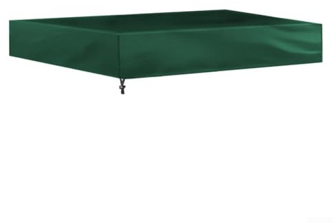 Sandbox Sandpit Cover Waterproof Square Sandbox Cover 210D Oxford Cloth Dustproof Protective Cover for Children's Outdoor Play Sand Storage(green 120 * 120)