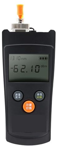 DIKAMAN Tester per cavi in ​​fibra ottica, Prezzo Del Misuratore Di Potenza Mini Sorgente Luminosa In Fibra Ottica APM80 Con Spegnimento Automatico Elevata stabilità(80T)