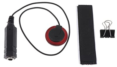 Piezo-Kontaktmikrofon-Tonabnehmer mit Klemme für Akustikgitarre, Violine, Banjo