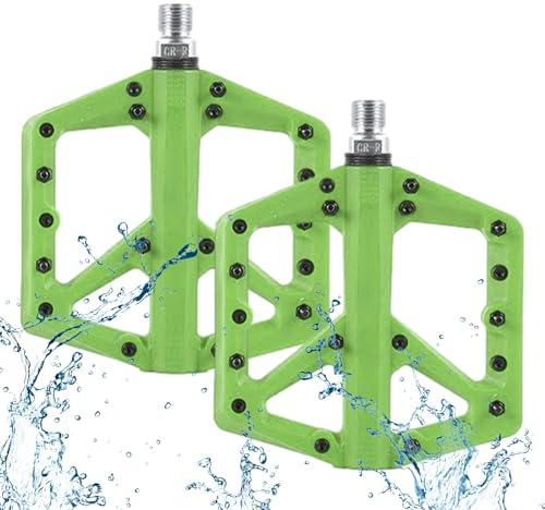 Rennradpedale | Rutschfeste flache Pedale vergrößert, rostfreie Fahrräder Fußstütze wasserdichte Schrittplattformen Radfahren Paddel für Rennrad Citybikes