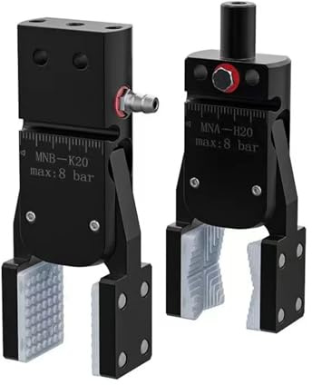 OYmFUIEeK 1 stücke Mit MINIB Sensor Flache Patch und Weit geöffneten greifen Luft Zylinder Robotic Pneumatische Mini Roboter Greifer Klemme(MNB-K60)