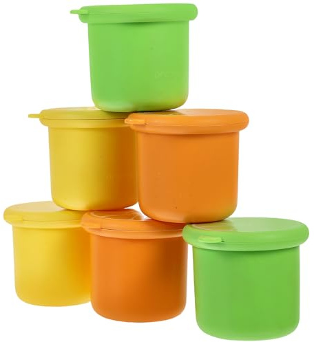 FUNNETOYU Molde de Silicona para Hielo Tapa, 6 Piezas Redondas para Congelador, Práctico Molde para Hacer Cubitos de Hielo y Helados Caseros, Suministros de Bar para Bebidas y Cócteles