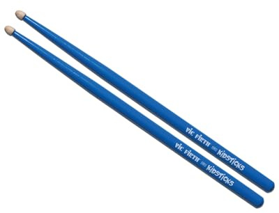 Vic FIrth - American Classic® Drumsticks Kidsticks - American Hickory - Wood Tip - Blue