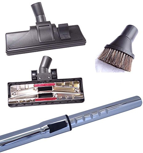 Hossi's Wholesale Staubsaugerrohr 35mm, 265mm Staubsaugerdüse & Saugpinsel kompatibel für Siemens Dino Super XS/XXS