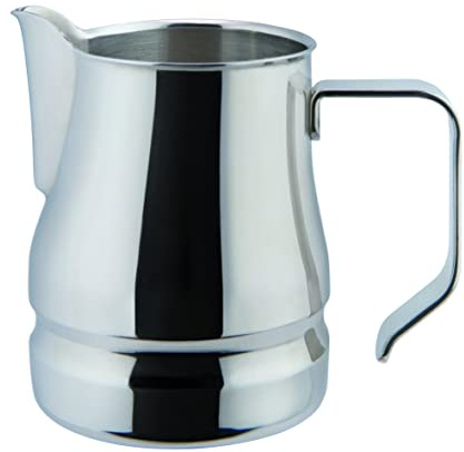 ILSA Évolution-Milchkännchen für Cappuccino und Latte Art, Edelstahl 18/10, 6 Tassen, Fassungsvermögen 50 cl