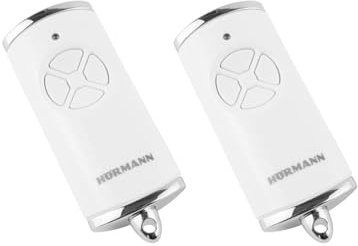 2x Hörmann HSE4 BS Weiß 4-Befehl Handsender BiSecur 868 MHz