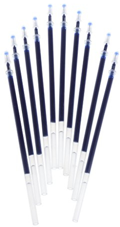 10 stuck 0,5 mm Gel-Tinte Kugelschreiber-Mine schwarz blau rot Stationery Netzteil-blau