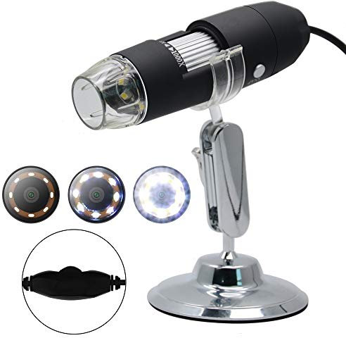 TuToy Hd 2.0Mp 1000X 3 In 1 Usb Android Type-C Mikroskop Stereo Electronic Digital Microscope 1920 * 1080P Auflösung Für Mac Android Windows Vista System - 2,0 Mp Usb Microskop