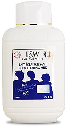 F&W Original Body Clearing Milk - 17 fl oz, Dry Skin Moisturizer for Fair Skin Tones