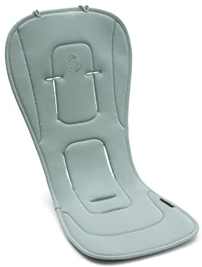 Bugaboo Colchoneta Doble Confort para carritos, Comodidad para todas las estaciones, Ajuste mejorado, Compatible con todos los carritos Bugaboo, Reversible, Malla 3D supersuave, Pine Green
