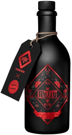 The Illusionist Gin FC Bayern Monaco Edition | Con Cambio di Colore da Nero a Rosso | Note Berriose & Fresche | 45% Vol. | 500ml
