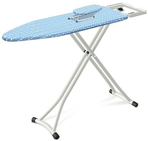 Tabla de Planchar de 75-85 cm de Altura, Tabla de Planchar Reforzada Alargada, Tipo X, Soporte de Metal, Mesa de impresión de Costura, Adecuada para centros de lavandería Tablas de Planchar