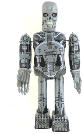 Lutèce Créations Mechanical tin toy - Mechanical robot called The Terminator in chromolithographed metall - Vintage collectible item for adults only