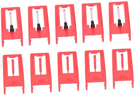 Parliky 10pezzi Puntine Per Giradischi Stilo Per Fonografo Di Ricambio Accessorio Per Lettore Vinile Piccola e Portatile Adatto Per Giradischi e Fonografi