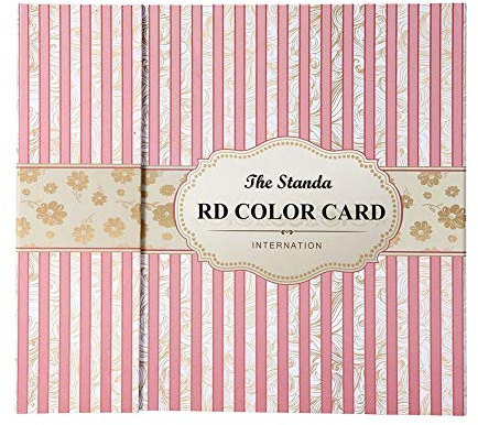 Nail Art Display Book with 120 Slots & Magnetic Closure, Nail Color Display Chart for Gel Polish Tips, Elegant Salon & Home Decor Nail Polish Showing Board (Pattern color card book) (Striped color