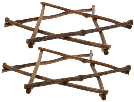 Garneck 2stücke Hanukkah Hängende Ornamente Sechseckiger Weinrahmen Für Weihnachts Und Hochzeitsdekoration Festliche Deko Für Innen Und Außenbereich