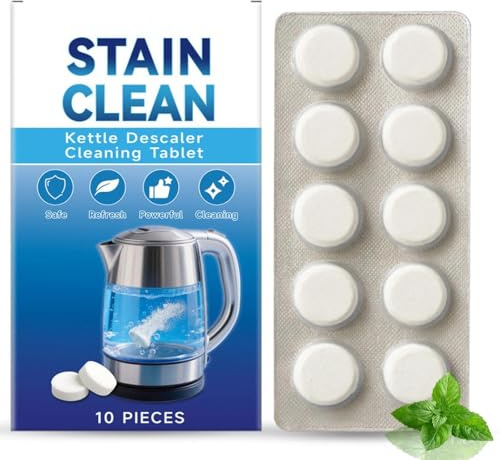 Water Bottle Cleaning Tablets – Effortlessly Clean Plastic & Glass Drink Containers, Water Tank Cleaner Mint-Fresh, Individually Wrapped Tablets for a Sparkling, Odor-Free Bottle Every Time