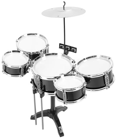 SIXRUN Anfänger Jazz Schlagzeug Spielzeug, Baby Musikinstrument Schlagzeug Set mit Buntem Spielzeug-Set, Fördert das Interesse an Musik und Entwickelt Kreativität